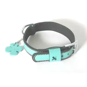 Martin Sellier Halsband för hund läder rak Fynd