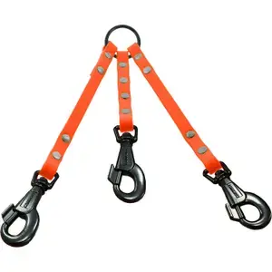 Köp nu Canihunt Koppla 2 hundar PVC-platta 2 karbinhakar Extreme New 2024
