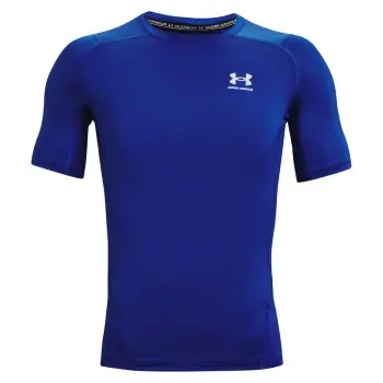 Köp nu Under Armour HeatGear SS Compression Shirt Blå X-Large Herr