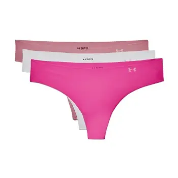 Under Armour Trosor 3P Pure Stretch Thong Rosa/Vit Small Dam Erbjudande