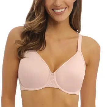 Wacoal BH Back Appeal Minimizer Bra Rosa nylon F 90 Dam Populärt val
