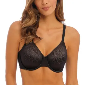 Wacoal BH Back Appeal Underwire Bra Svart nylon E 70 Dam Utförsäljning