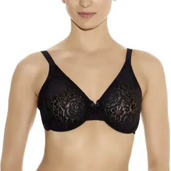 Kampanjpris Wacoal BH Halo Lace Underwire Bra Svart B 80 Dam