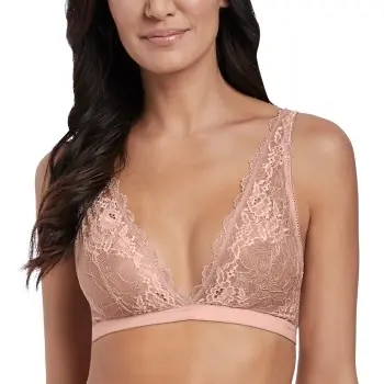 Säker betalning Wacoal BH Lace Perfection Bralette Rosa X-Large Dam