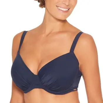 Nyhet Wiki Basic Balconette Bikini Top Mörkblå C 75 Dam