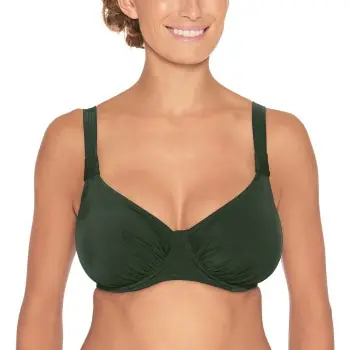 Snabb leverans Wiki Basic Full Cup Bikini Top Militärgrön G 75 Dam