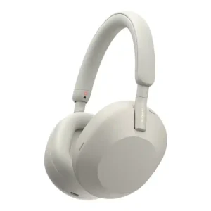 Köp nu Sony WH-1000XM5 - Hörlurar med mikrofon - fullstorlek - Bluetooth - trådlös, kabelansluten - aktiv brusradering - 3,5 mm kontakt - silver