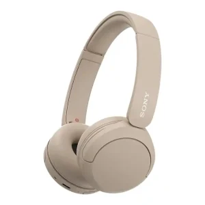 Rabatt Sony WH-CH520 - Hörlurar med mikrofon - på örat - Bluetooth - trådlös - beige