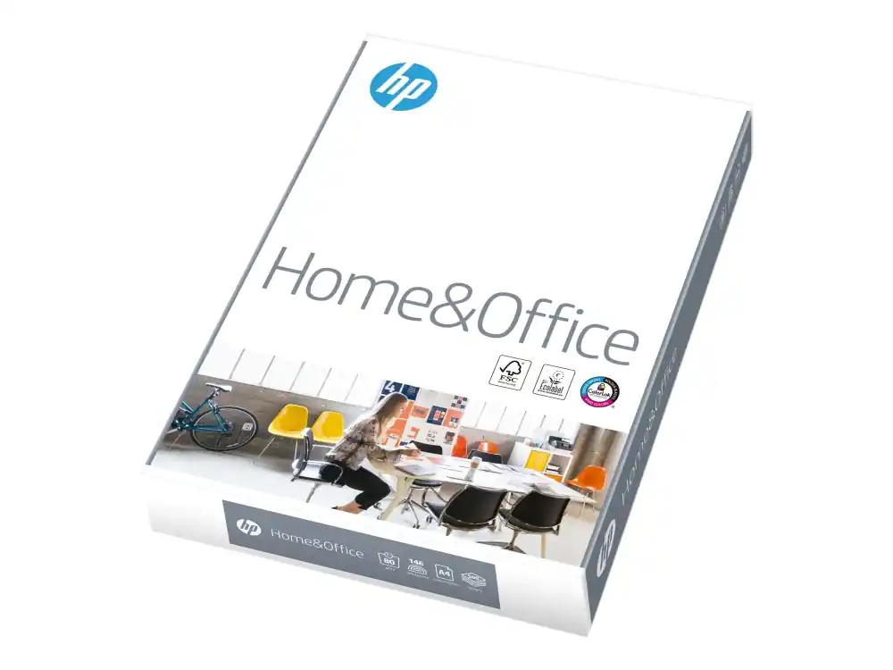 Printerpapir HP Home & Office A4 80g hvid mat - (500 ark) Beställ idag