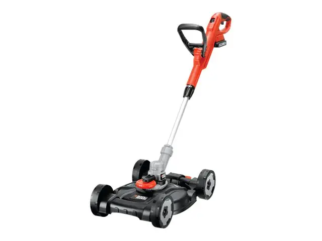 Handla nu Black & Decker Strimmer STC1820CM-QW - Grästrimmer - sladdlös - 18 V - 7400 rpm - 28 cm - inkl. 1x2Ah-batteri