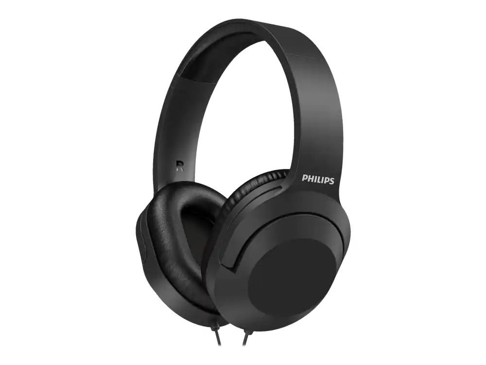 Philips TAH2005BK - Hörlurar - fullstorlek - kabelansluten - 3,5 mm kontakt - ljudisolerande Begränsad tid