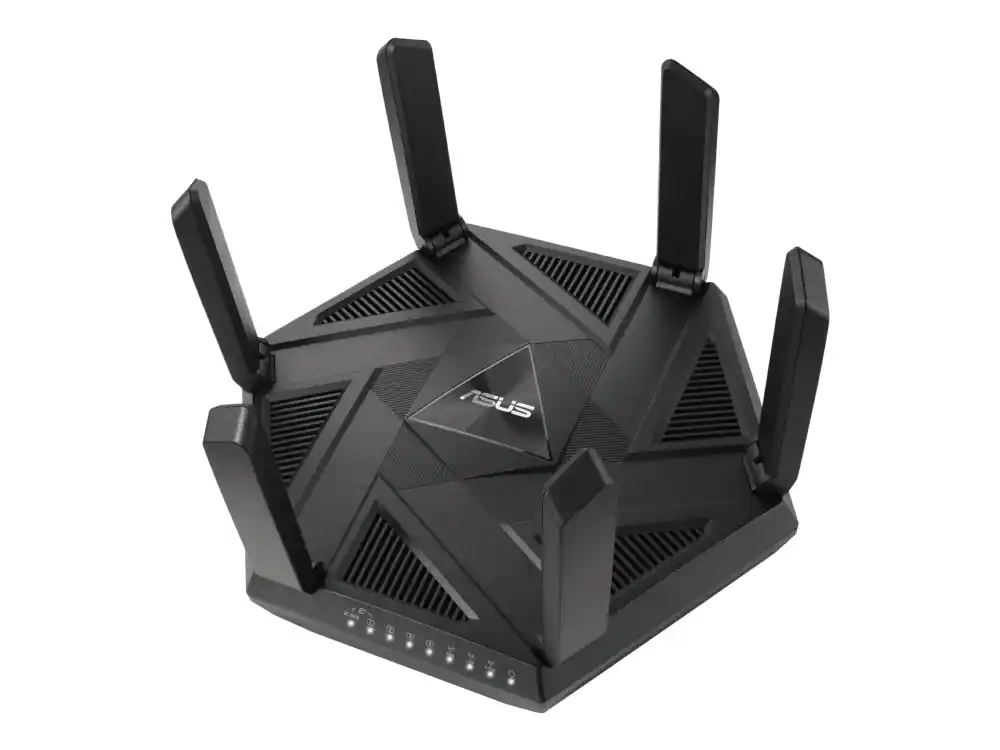 ASUS RT-AXE7800 - Trådlös router - 4-ports-switch - GigE, 2.5 GigE - WAN-portar 2 - Wi-Fi 6E - flera band Rabatter