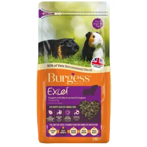 Burgess Excel Adult marsvinfoder - med solbær og oregano (10 kg) Trygg betalning