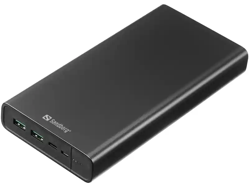 prisnedsättning Sandberg Powerbank - 38400 mah - 142 Wh - 2 x USB A/1 x USB-C (PD) - Sortera