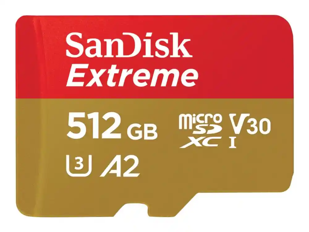 SanDisk Extreme - Flash-minneskort (microSDXC till SD-adapter inkluderad) - 512 GB - A2 / Video Class V30 / UHS-I U3 / Class10 - mikroSDXC UHS-I Handla nu