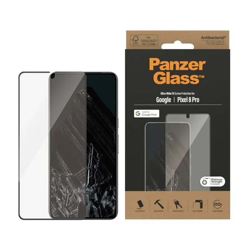 PanzerGlass™ Skärmskydd - Ultra-Wide Fit Google Pixel 8 Pro Erbjudande