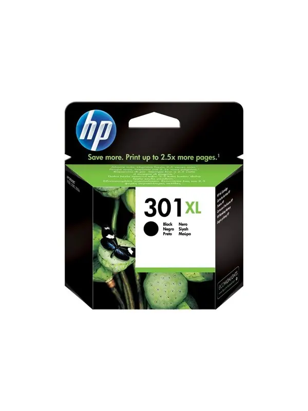 Bläckpatron HP 301XL CH563EE, 480 sidor, svart Bästa pris