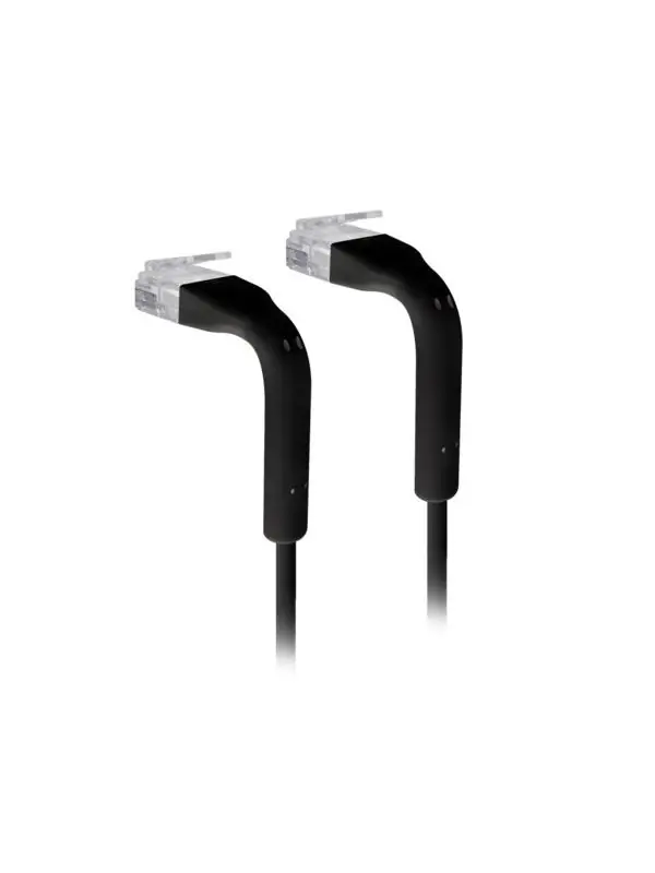 Ubiquiti UniFi - Patch-kabel - RJ-45 (hane) till RJ-45 (hane) - 10 cm - 3 mm - CAT 6 - startad - svart Kampanj