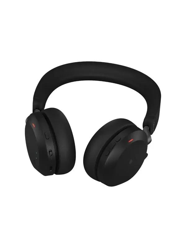 prisnedsättning Jabra Evolve2 75 - Headset - på örat - Bluetooth - trådlös - aktiv brusradering - USB-A - ljudisolerande - svart - Optimerad för UC