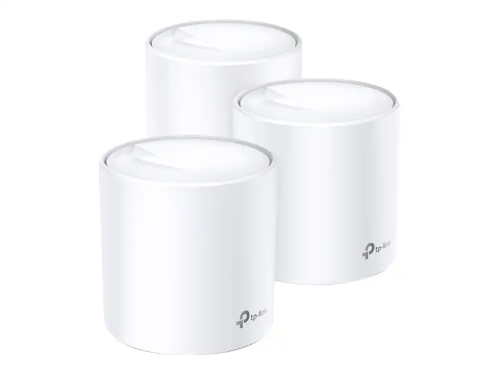 TP-Link Deco X60 - - Wifi-system - (3 routers) - 1GbE - Wi-Fi 6 - Dubbelband Begränsad tid