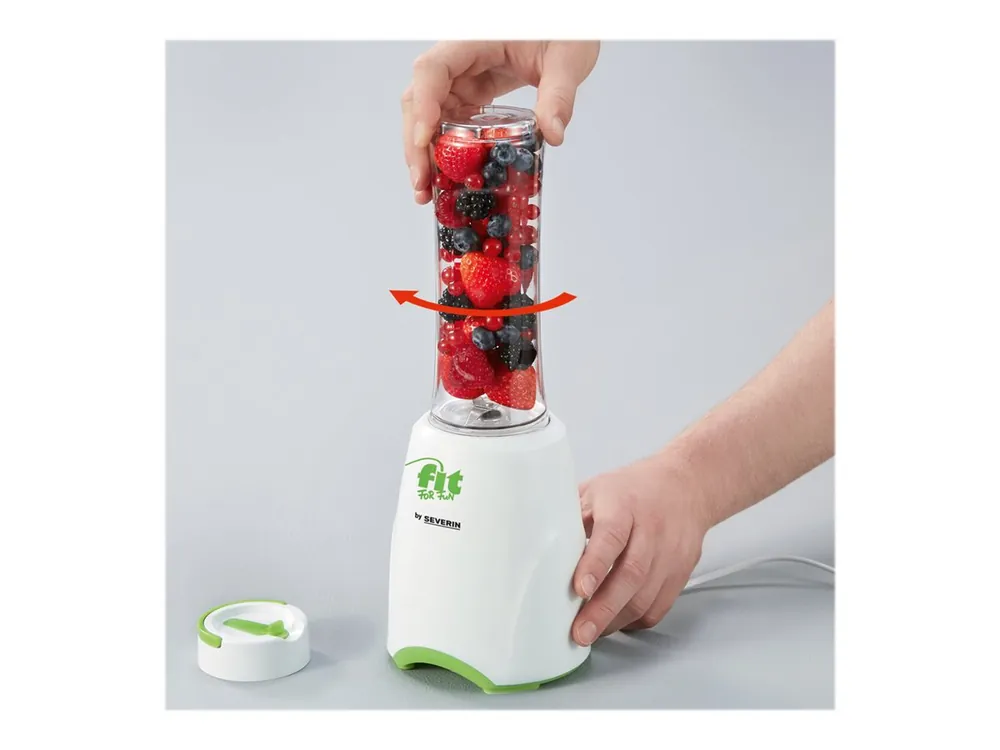SEVERIN SM 3735 Mix & Go - Blandare - 600 ml - 300 W - vit/grön Begränsat erbjudande