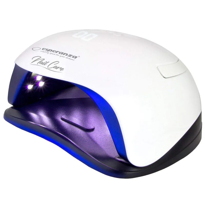 Esperanza UV Led Nail Lamp Amethyst White Hybrid Varnish (EBN005) prisnedsättning