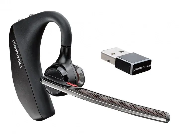 Sänkt pris Poly Voyager 5200 UC - Headset - öronknopp - montering över örat - Bluetooth - trådlös - Certifierad för Microsoft-teams