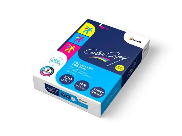 Kopieringspapper för laserskrivare COLOR COPY 120 G/M2 A4 250 st. Begränsat antal
