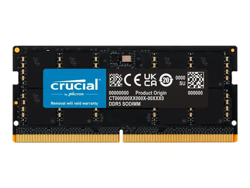 Snabb frakt Crucial - DDR5 - modul - 32 GB - SO DIMM 262-pin - 4800 MHz / PC5-38400 - CL40 - 1.1 V - ej buffrad - icke ECC