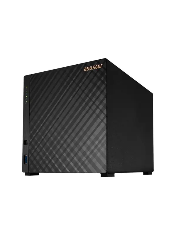 ASUSTOR Drivestor 4 AS1104T - NAS-server - 4 fack - SATA 6Gb/s - RAID 0, 1, 5, 6, 10, JBOD - RAM 1 GB - 2.5 Gigabit Ethernet - iSCSI support Köp nu