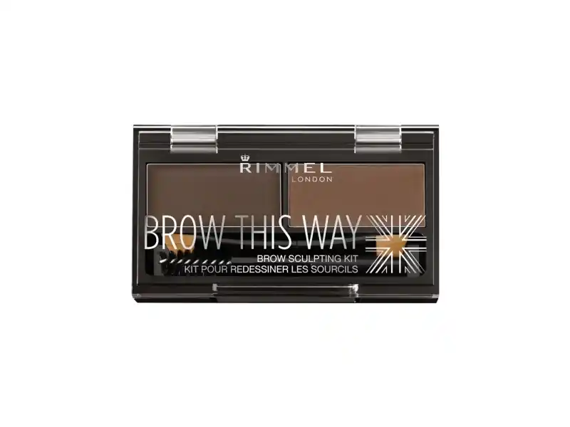 Fynd Rimmel Brow This Way Scuplting Kit No. 3 Dark Brown 2.4g