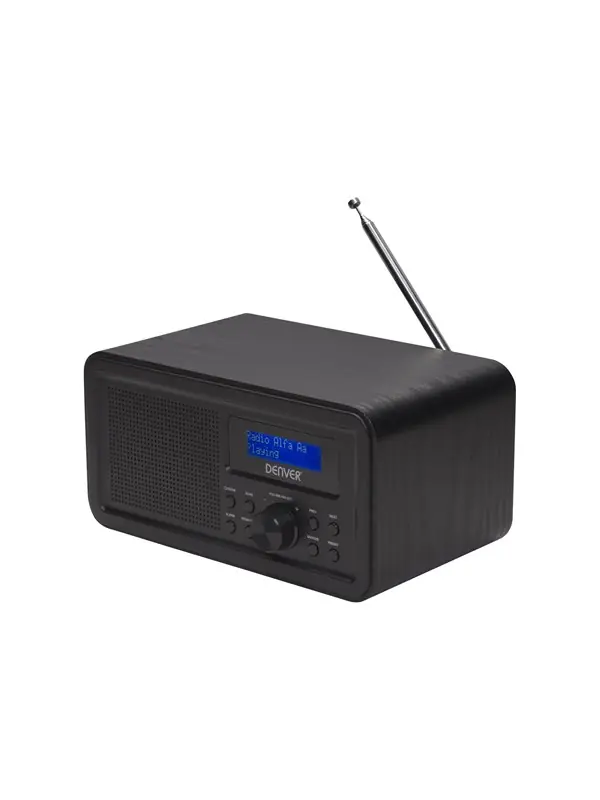 DENVER DAB-30 - Bärbar DAB-radio - 1 Watt - svart Begränsat erbjudande