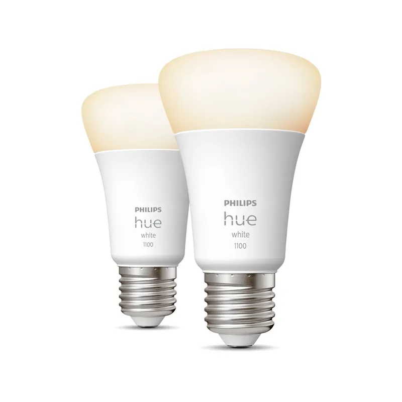 Philips Hue White - E27-lampor - 2-pack Lågt pris