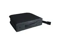 Expressleverans MediaRange - Plånbok för CD-/DVD-skivor - 200 skivor - konstläder - svart