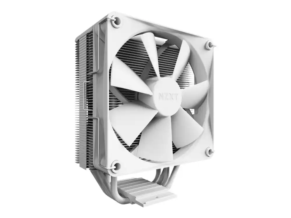 NZXT T120 - Processorkylare - (för AM4, LGA1200, LGA1700, AM5, LGA115x Socket) - aluminium och koppar - 120 mm - vit