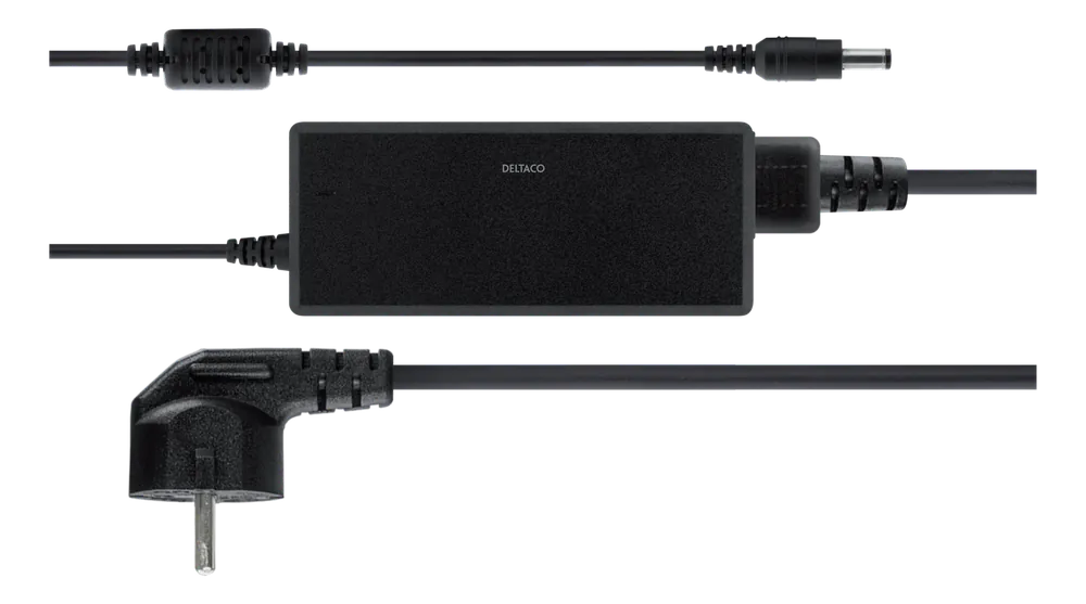 DELTACO PS12-50B - Strömadapter Premium