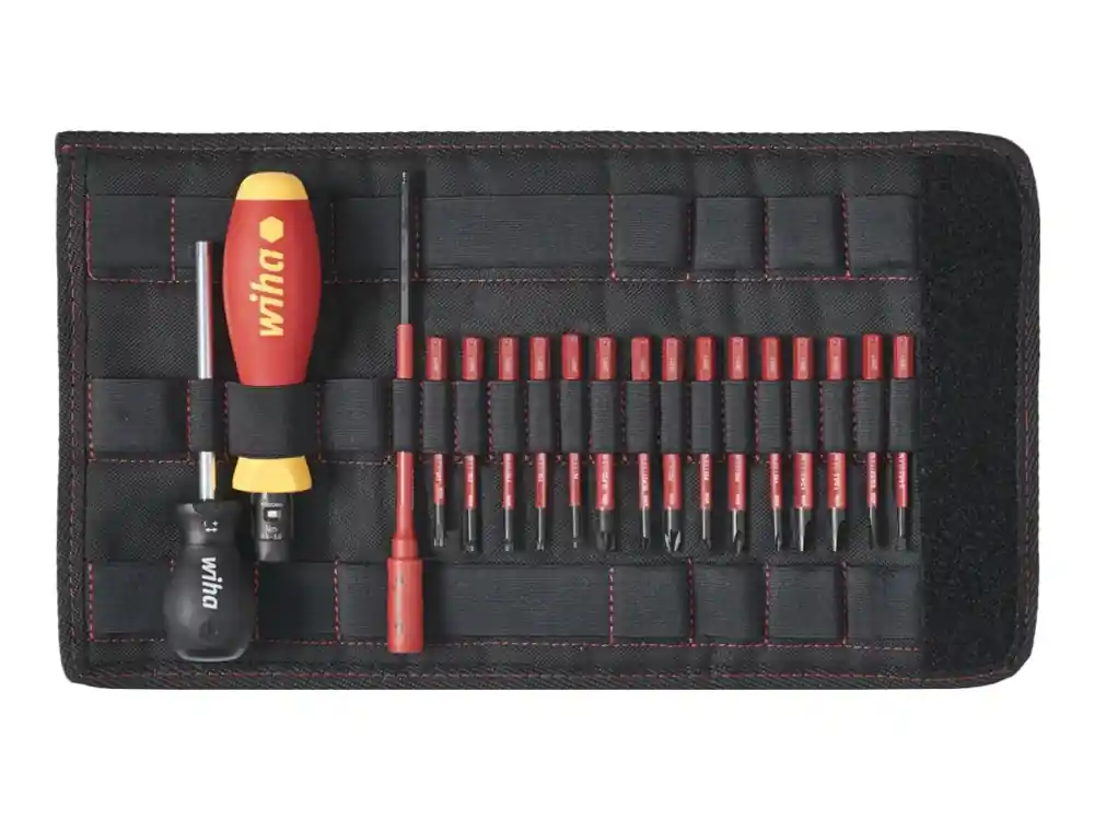 Extra rabatt Wiha TorqueVario-S electric 2872 - Torque screwdriver with bit set - isolering - 0.8 - 5 N·m - i folding bag