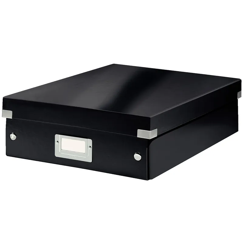 Leitz Click & Store - Förvaringsbox - för 280 x 370 mm - svart Beställ idag