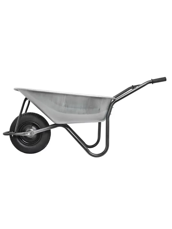 I lager Home it® murerbør med luftgummihjul og hammerlak 110 liter