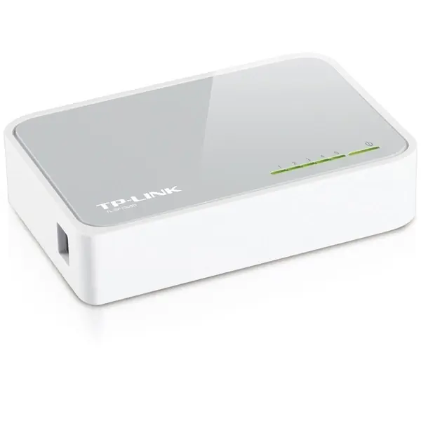 TP-Link TL-SF1005D 5-Port 10/100Mbps Desktop Switch - Switch - 5 x 10/100 - desktop Utförsäljning