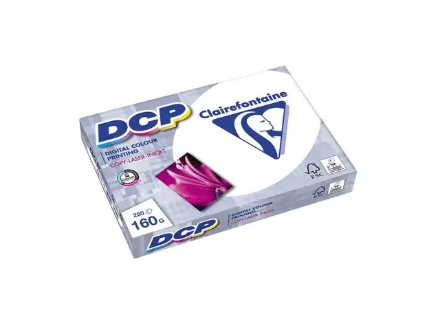 Färgpapper clairefontaine dcp, a4, 1842, 160 g, 250 ark Lägg i varukorgen