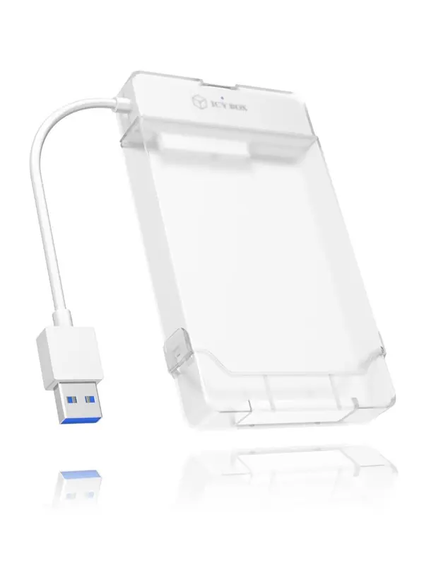 Köp online ICY BOX IB-AC703-U3 - Förvaringslåda - 2.5 - SATA 6Gb/s - USB 3.0 - vit