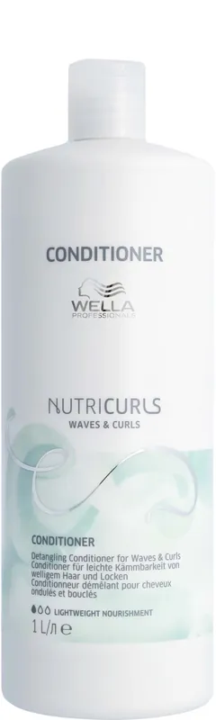 Wella Professionals, Nutricurls Waves & Curls, Hair Conditioner, For Easy Combing, 1000 ml Populär