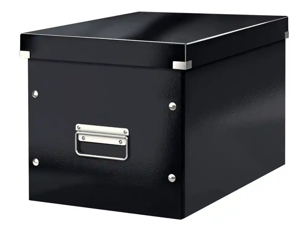 Rabatt Leitz Click & Store Cube Large - Förvaringsbox - svart
