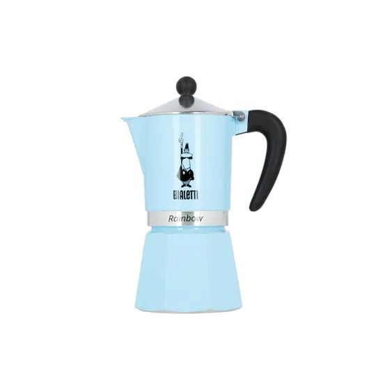 Nedsatt pris Bialetti Rainbow - Percolator - ljusblå