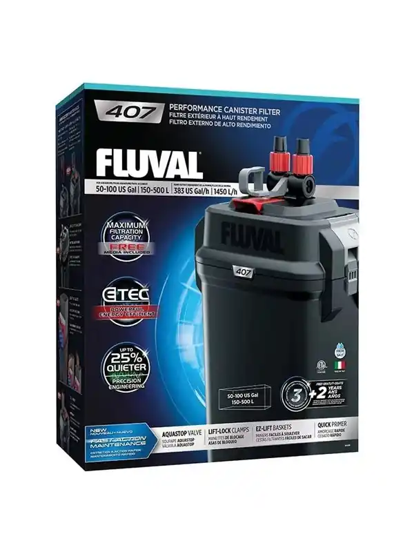 Lågt pris Fluval - Canister Filter 407 1450 L/T - (126.4407) /Fish and Aquatic Pets /40