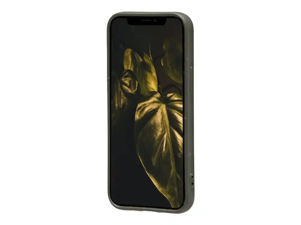 Sista chansen dbramante1928 Grenen - Baksidesskydd för mobiltelefon - biologiskt nedbrytbart växtbaserat material - mörkt olivgrön - 5.4 - för Apple iPhone 12 mini