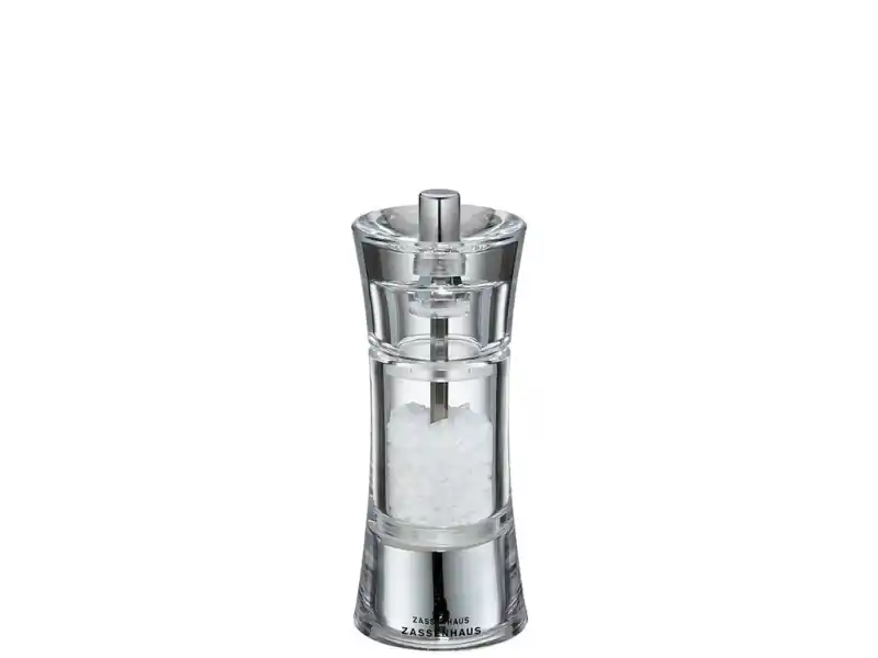 Beställ idag Zassenhaus Aachen, Rostfritt stål, Transparent, Akryl, Rostfritt stål, Salt, 58 mm, 58 mm, 140 mm