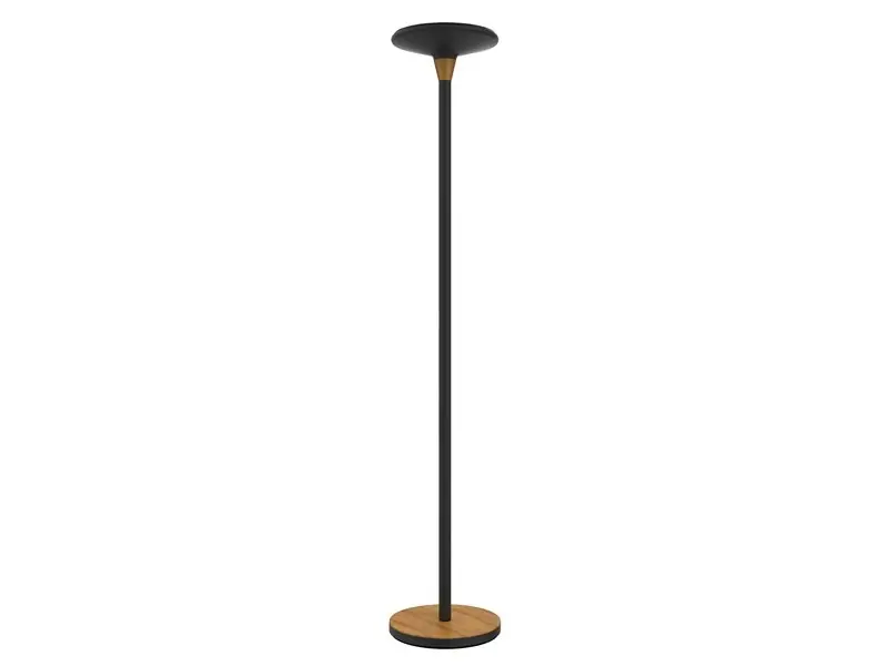 I lager Unilux 400140805, Universal, Svart, Bamboo, Metall, 44,6 W, LED, 1 lampor