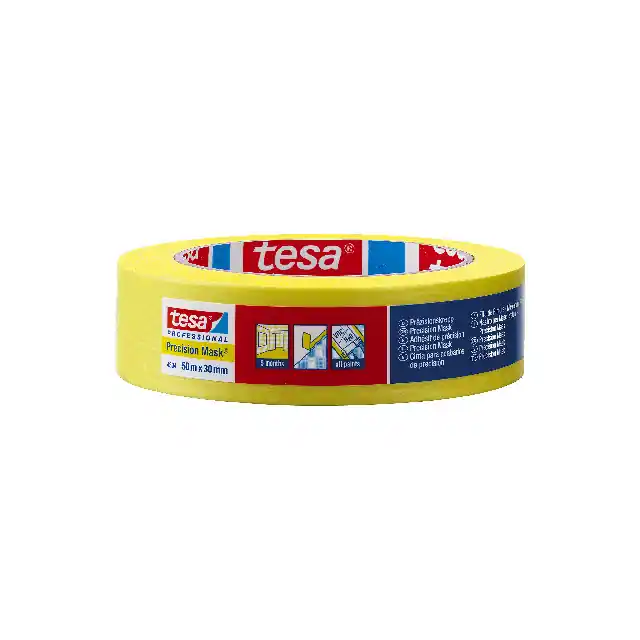 TESA 4334, 25 mm x 50 m, 50 m, 25 mm, Gul Populär